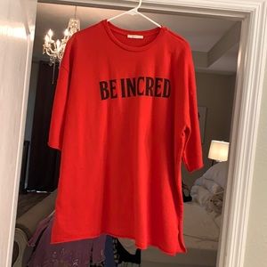 Red Tshirt be incred bought in Greece